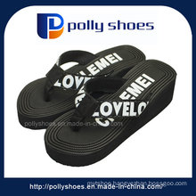 Black Open Toe Wedge Sandal Heels Women′s Size: 36